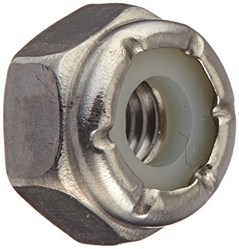 Hillman stainless steel nylon insert locknut, 10-32 inch, 100-pack