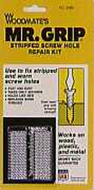 Mr. Grip Screw Hole Repair Kit by Woodmate Corporation, screw and bolt assortment set package