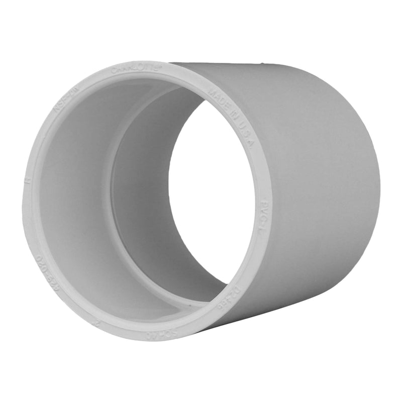 [Australia - AusPower] - CHARLOTTE PIPE 2 SCH 40 COUPLING SXS PRESSURE (1 Unit Piece) 2 Inch ( EACH qty: 1 ) White 