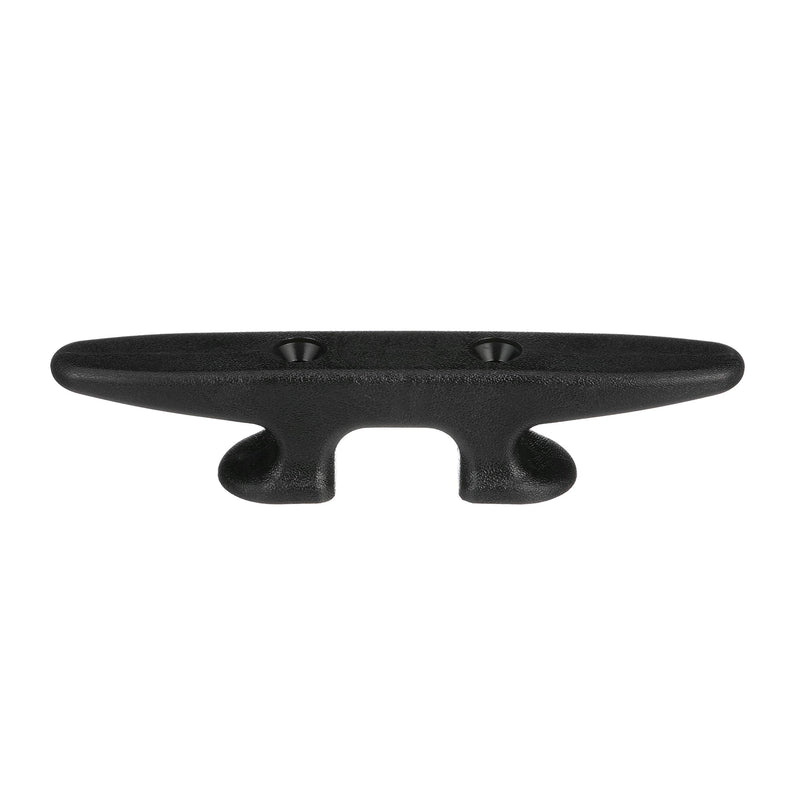 Seachoice Plastic Open Base 8 In. Boat Dock and Anchor Line Cleat, Black Finish One Size 8 In.