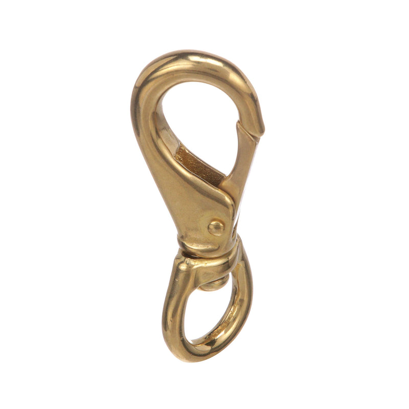 Seachoice Swivel Eye Snap, Cast Brass, Various Sizes Size #1 3-1/4 In. Long