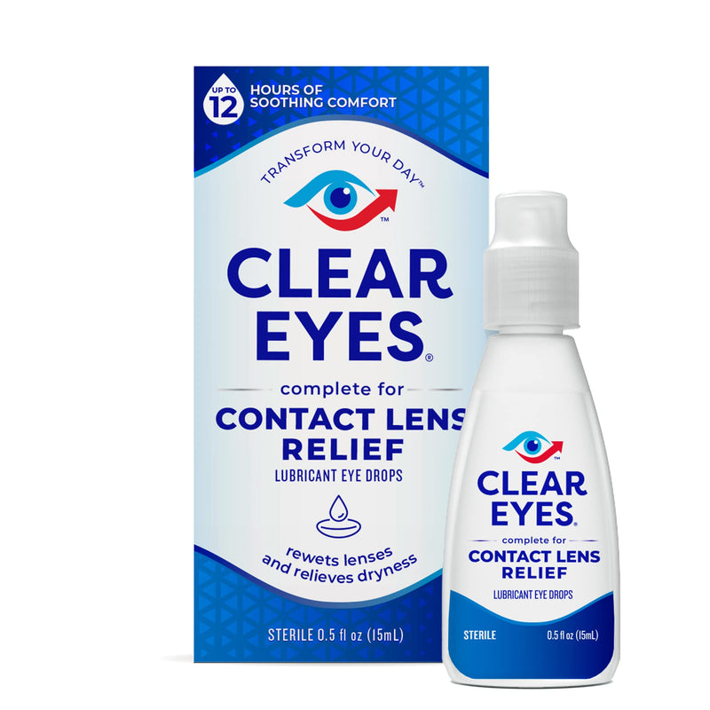 [Australia - AusPower] - Clear Eyes Contact Lens Relief Eye Drops, 0.5 Fl Oz 