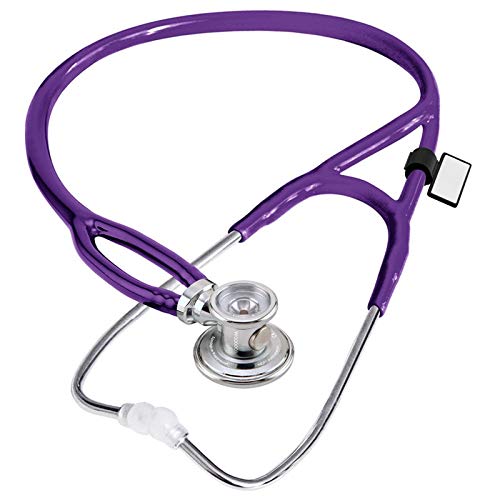 MDF Sprague-X Redesigned Sprague Rappaport Stethoscope with Adult, Pediatric, and Infant Convertible chestpiece - Free-Parts-for-Life & Lifetime Warranty - Purple (MDF767X-08) Purple (Purple Rain)