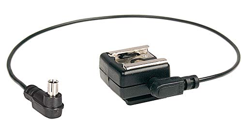 Kaiser 201301 Flash Shoe Adapter with PC Cord Flash Shoe Adapter w/ Cord