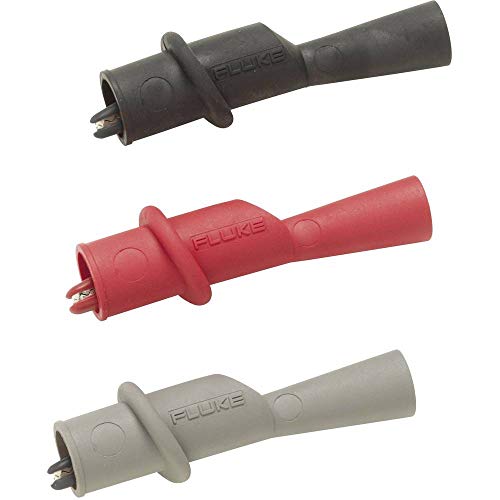 Fluke AC120 alligator clip set with test probes and leads for electrical testing