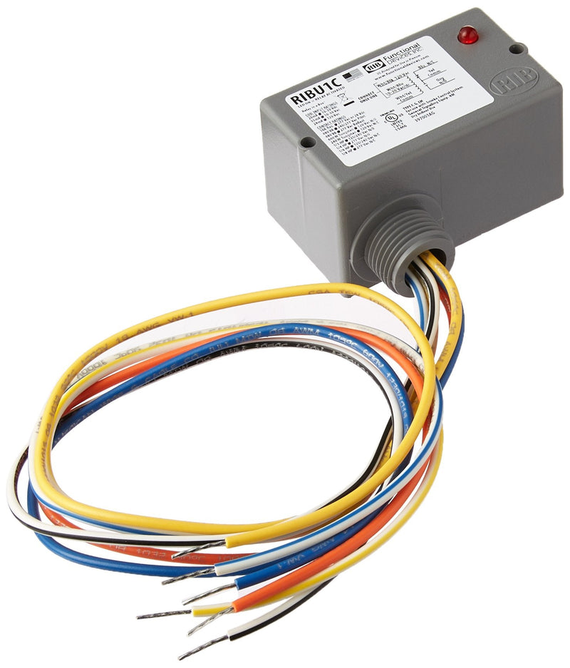 [Australia - AusPower] - RIBU1C Enclosed Pilot Relay, 10 Amp Spdt with 10-30 Vac/Dc/120 Vac Coil 