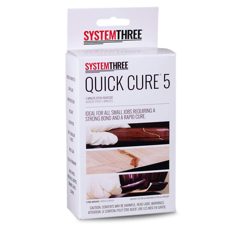 [Australia - AusPower] - System Three Quick Cure 5 Epoxy Adhesive, 1/2 Pint Kit 