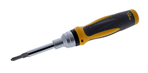 IDEAL Electrical 35-988 Ratch-A-Nut 9-in-1 ratcheting nut driver and screwdriver bit set, Ideal Industries