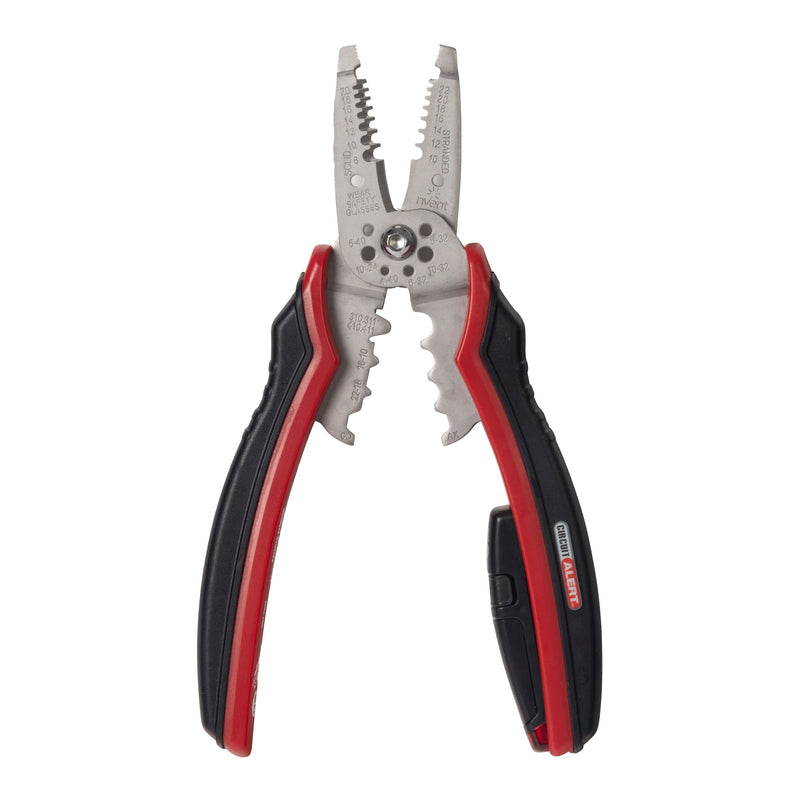 Gardner Bender GST-70M Circuit Alert, Multi-Tool Hand Tool, Strips/Crimps, & Cuts, 8-20 AWG, Patented Volt Sensing Handle