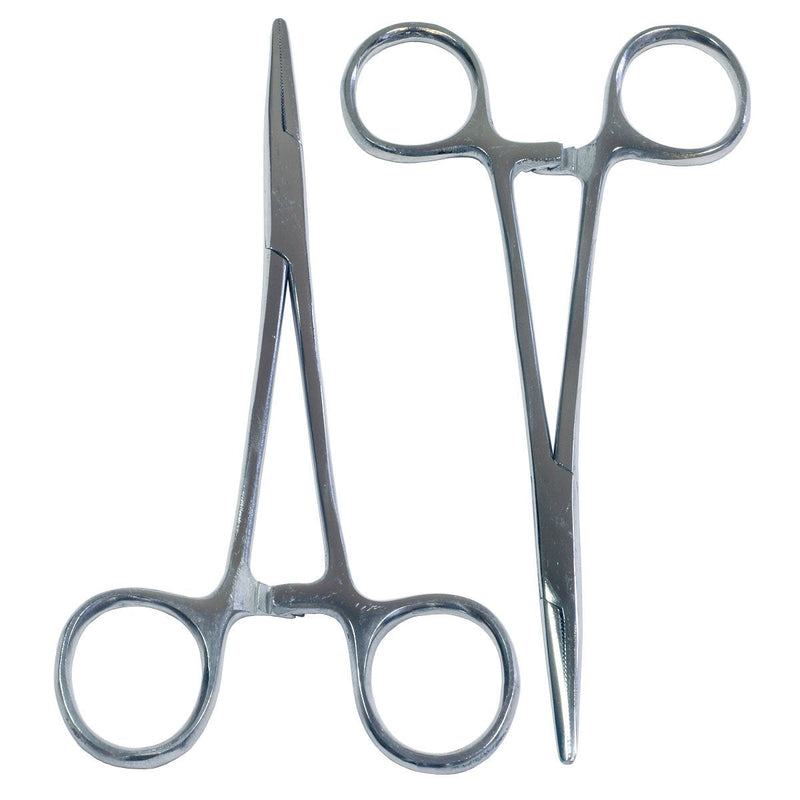 [Australia - AusPower] - HTS 161D0 2 Pc 5.5" Locking Straight Hemostat Set 