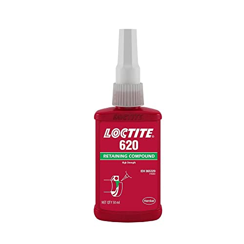 Loctite 620 50ml green high-temperature retaining compound bottle