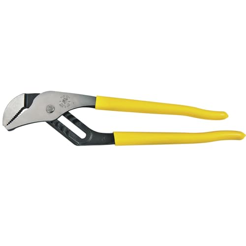 Klein Tools D502-12 12-inch yellow dipped tongue-and-groove pump pliers