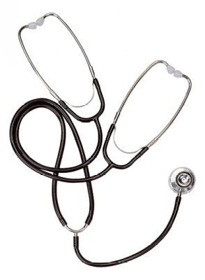 [Australia - AusPower] - Labtron Teaching Stethoscope, Black, Student and Medical Assistant Accessories, 540 1 Count (Pack of 1) 