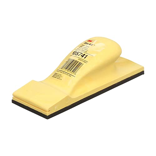 3M Hookit hand sanding block, 05741, 2-3/4 x 7-3/4 inches, black rectangular block