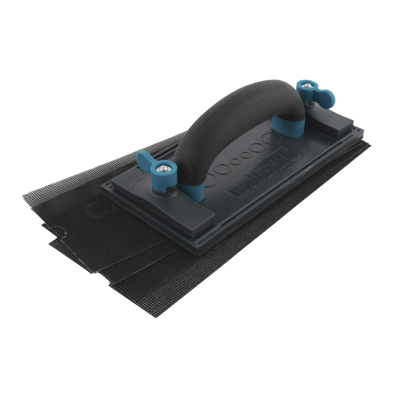 Wolfcraft 8722000 Plasterboard Set Hand sander set, 5 pieces.
