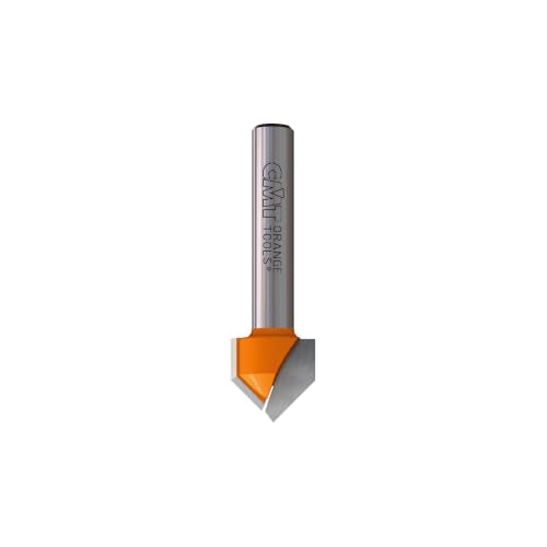 CMT 815.127.11 V-Grooving Bit, 1/4-Inch Shank, 1/2-Inch Diameter, Carbide-Tipped