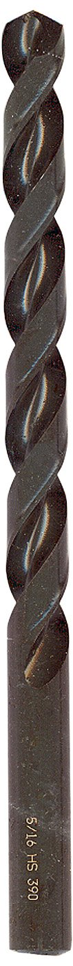 BOSCH BL2147 1-Piece 5/16 In. x 4-1/2 In. Fractional Jobber Black Oxide Drill Bit for Applications in Light-Gauge Metal, Wood, Plastic 5/16-Inch