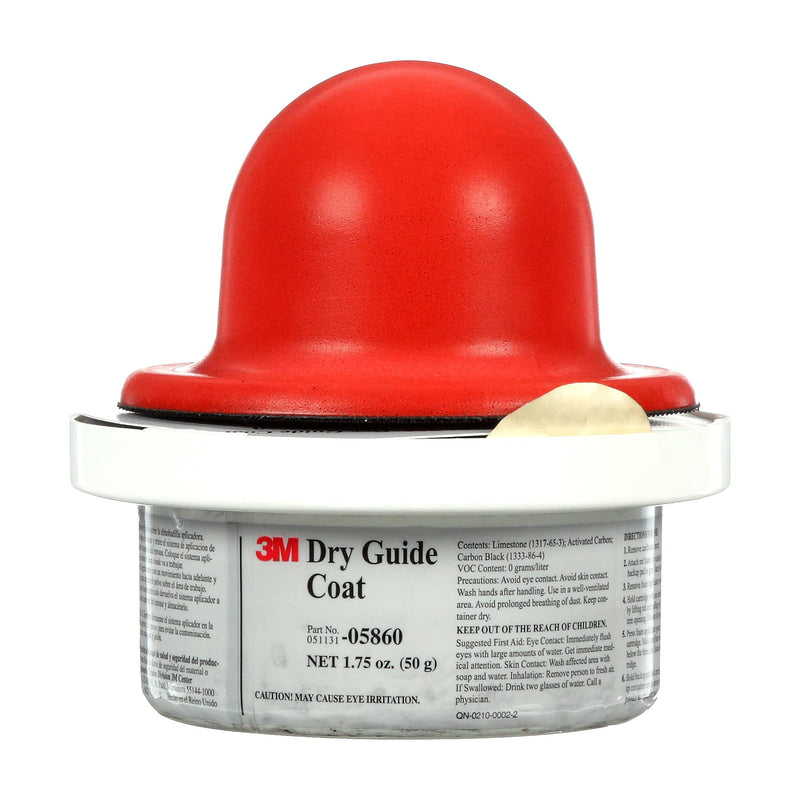 [Australia - AusPower] - 3M Dry Guide Coat Kit 05861, Carbon Black Powder, No Ripples, No Masking, 1.75 oz (50 g) Cartridge and Applicator Kit 