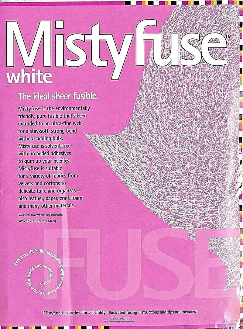 [Australia - AusPower] - Misty Fuse 10 Yards White Sheer Fusible Webbing (1) 