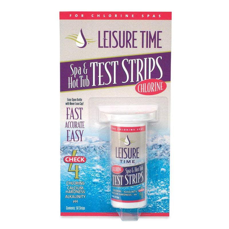 LEISURE TIME 45010A Test Strips Chemical Tester for Spas and Hot Tubs Pack 1