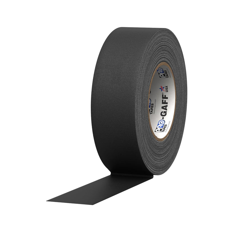 Pro Gaffer Gaffers Tape, 2 in x 55 yd, Black 2"x55yds 1