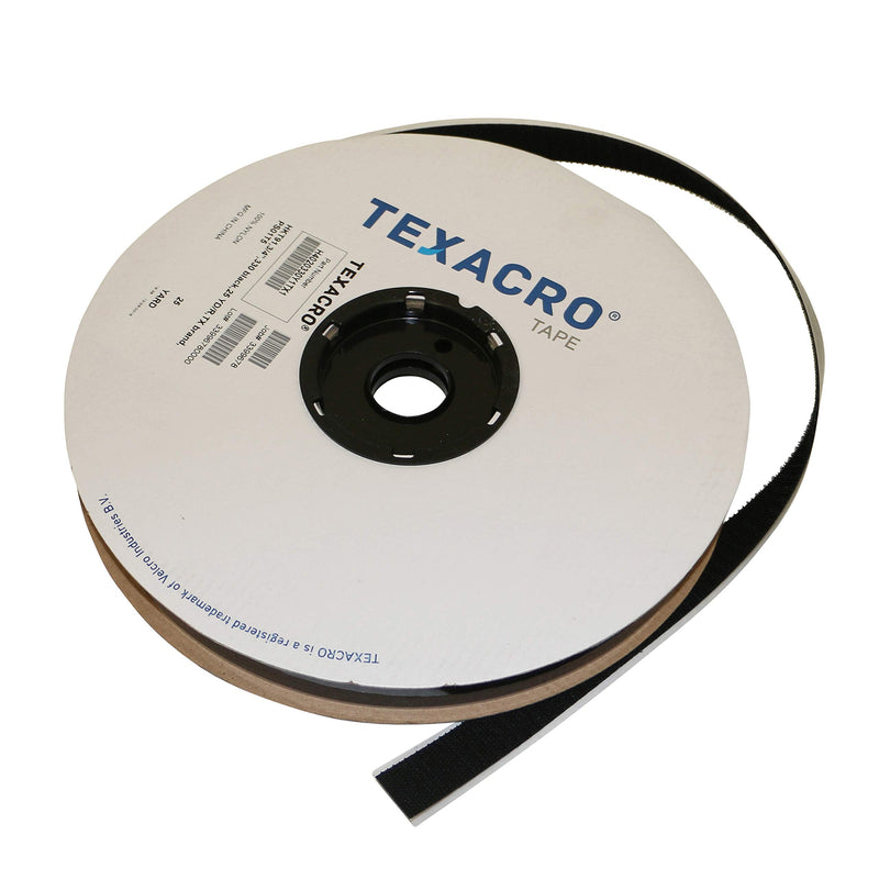 [Australia - AusPower] - Velcro USA HOOK 70/BLK07525 70/71 TEXACRO Adhesive-Backed Hook-Side Only: 3/4" x 75 ft., black 