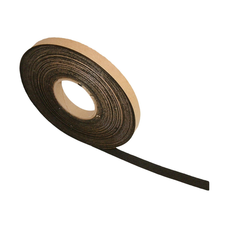 FindTape Polyester 1mm Felt Tape – 3/4 in. x 75 ft. Felt Strips with Adhesive Backing and Furniture Strips, Great for Arts and Crafts, Classrooms, and Protecting Furniture (Black) Black 3/4 in x 75 ft