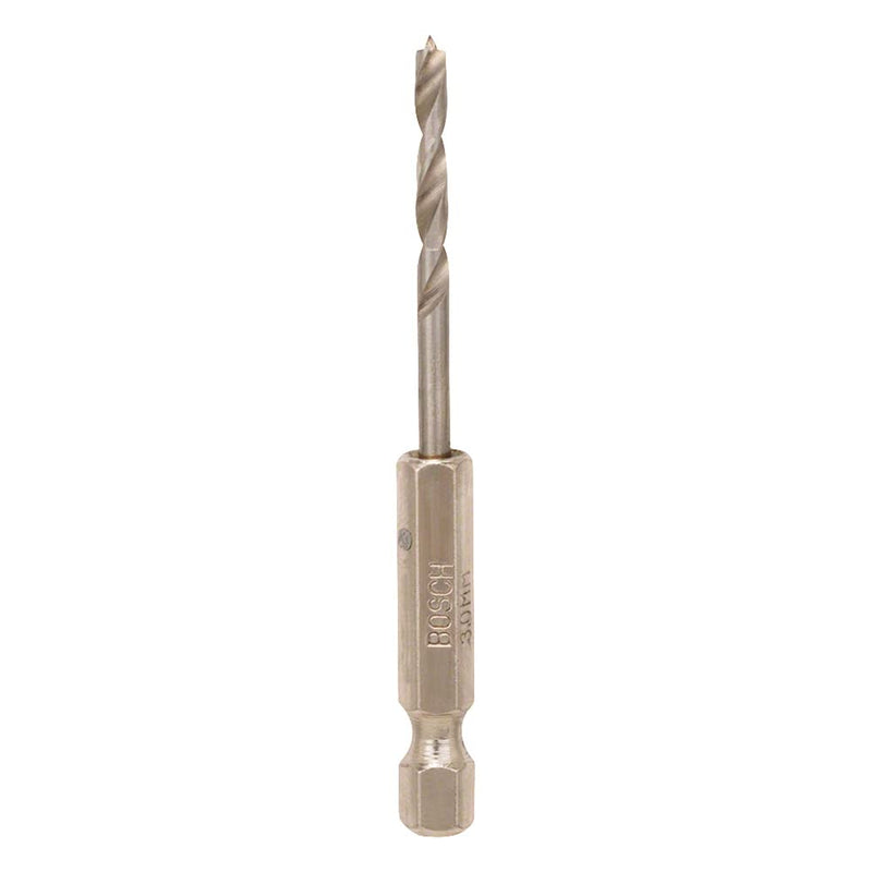 Bosch 2608595519 Hex Shank Wood Bit 3x33x74, Silver, 3 x 33 x 74 mm Durchmesser: 3/Gesamtlänge in mm: 74
