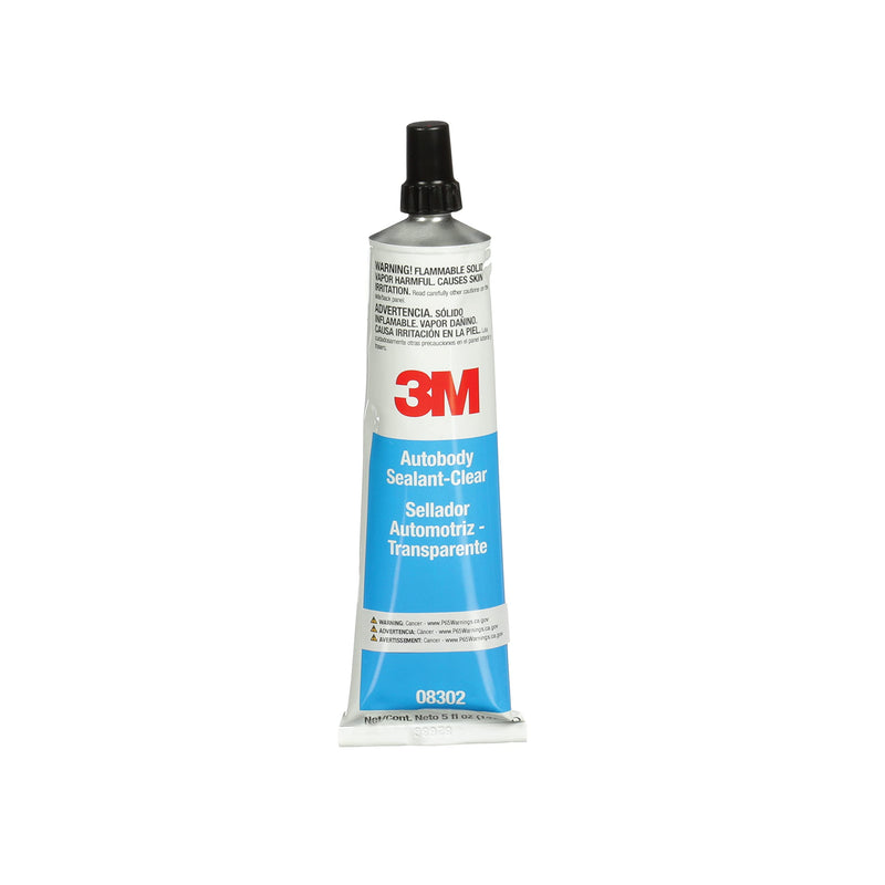 [Australia - AusPower] - 3M Ultrapro Autobody Sealant, 08302, Clear Color, High-Solids, Heavy-Bodied, Fast-Curing, Solvent-Based, 5 oz Tube 