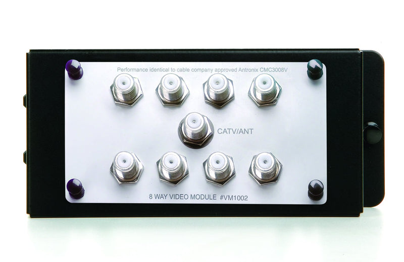 [Australia - AusPower] - Legrand - OnQ 1X8 Enhanced Passive Video Splitter, Coaxial Cable Splitter for Quality Video, Cable Splitter Approved for Digital Cable, HDTV, and High-Speed Internet, 1GHz, VM1002 1 x 8 Enclosure Mount 