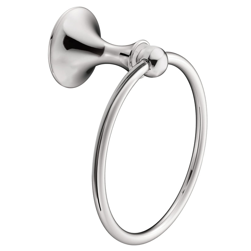 Moen DN7786CH Lounge Towel Ring, Chrome 1 Count (Pack of 1)