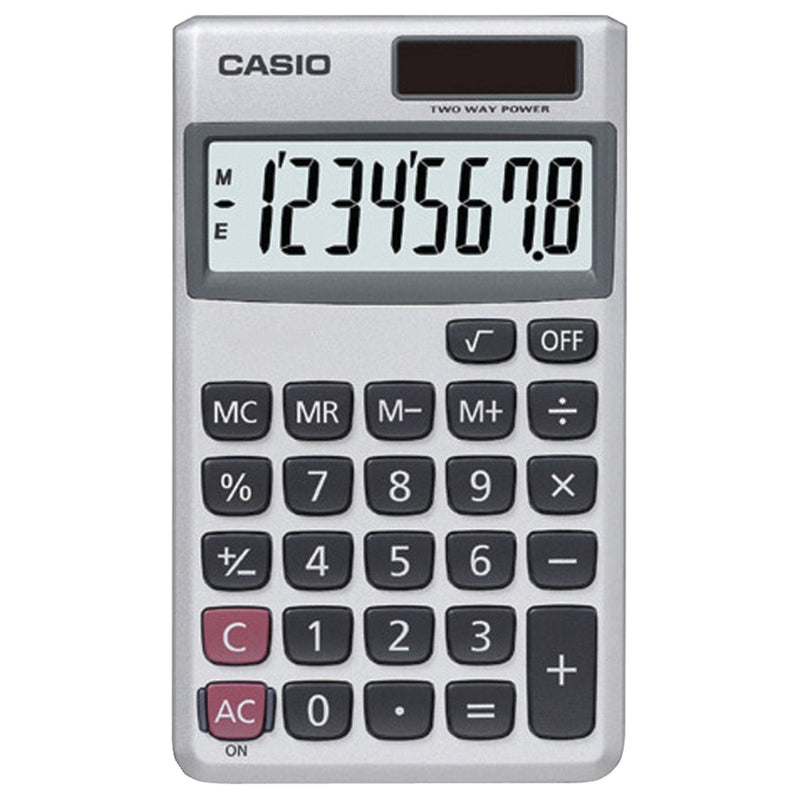[Australia - AusPower] - Casio SL-300SV Solar Powered Standard Function Calculator 1 Count (Pack of 1) 