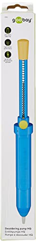 Goobay 51202 Desoldering Pump for Desoldering & Soldering Extraction, Antistatic Soldering Pump, Desoldering Suction Pump as Solder Remover, Solder Suction Pump with Teflon Tip and Plastic Housing Single