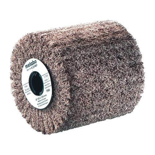 Metabo P180 non-woven abrasive flap wheel for surface finishing and polishing