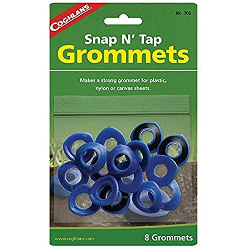 [Australia - AusPower] - Coghlan's Snap 'n Tap Grommets, 8-Pack, Blue/Black 