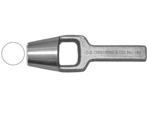C.S. Osborne 149-7/16 7/16-inch arch punch tool for precise leather and gasket cutting