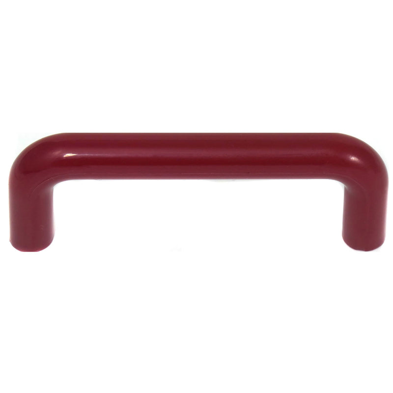 Laurey 34838 3 Inch - 76mm Plastic Wire Cabinet Hardware Pull - Red