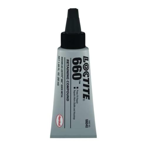 Loctite 66040 retaining compound surface repair, 50 mL silver bottle and packaging