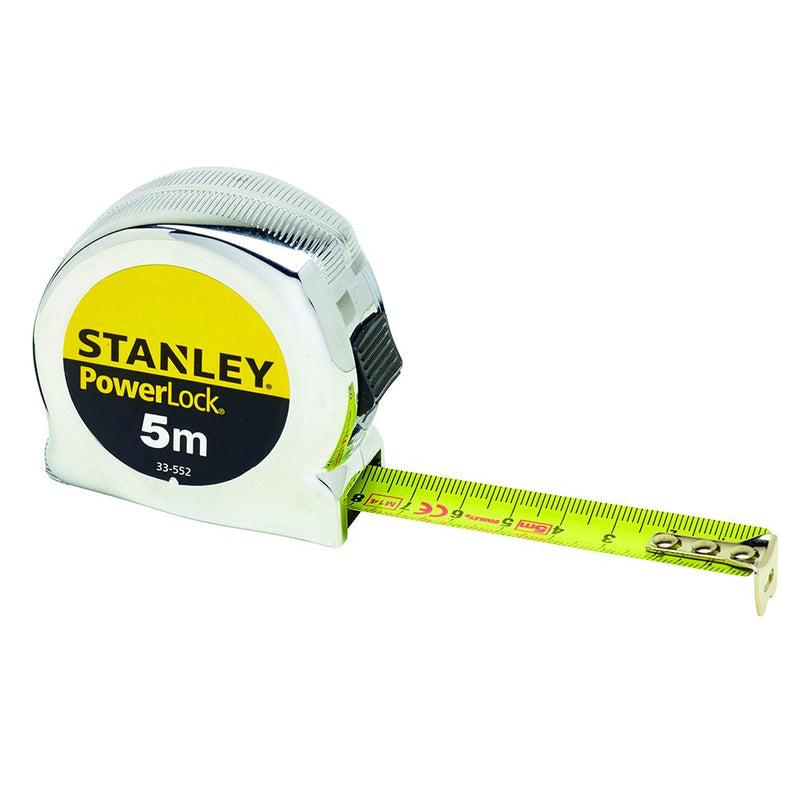 STANLEY 0-33-552 Powerlock Tape, 5m Metric Only 5 m