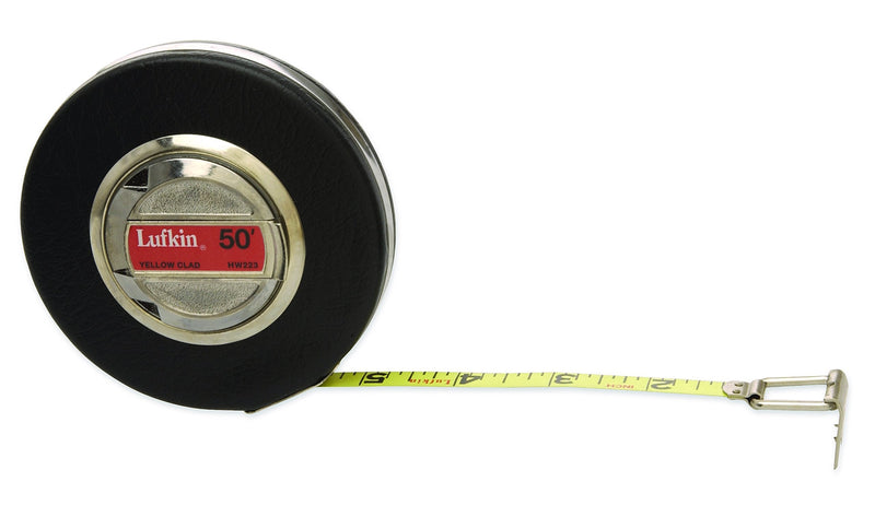 [Australia - AusPower] - Crescent Lufkin 3/8" x 50' Banner® Engineer's Yellow Clad Tape Measure - HW223D 