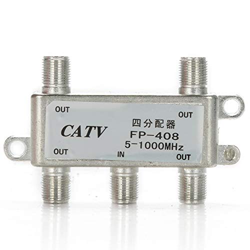 [Australia - AusPower] - TLS.eagle 4 Way Coaxial Antenna Splitter for RG6 RG59 Coax Cable Satellite HDTV 