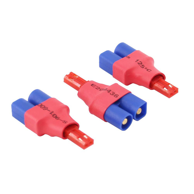 [Australia - AusPower] - OliRC 3pcs EC3 Style Male to JST Wireless Connector Adapter(C52-3) 