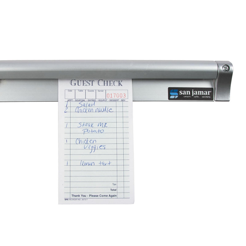 [Australia - AusPower] - San Jamar Check Rack with Mounting Screw Pack for Kitchens and Restaurants, Stainless Steel, 36 Inches, Silver 