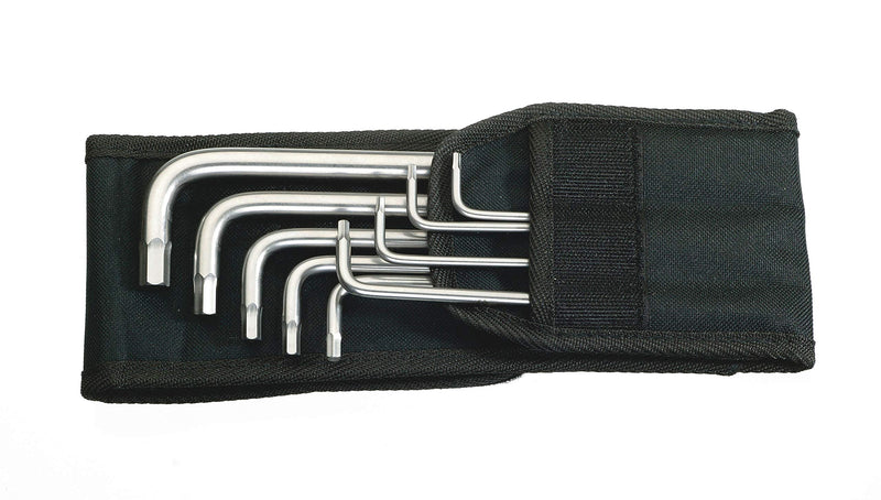 WERA Stainless Steel Imperial Hex Key Set w/Belt Pouch - 9 Pieces Classic