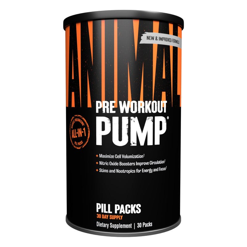 [Australia - AusPower] - Animal Pump Pre-Workout Supplement – for Energy, Focus and Muscle Volumizing, with Nitric Oxide Boosters Including Stims and Nootropics, Creatine, and Ultimate Pump Enhancer, 30 Packs 30 Count (Pack of 1) 