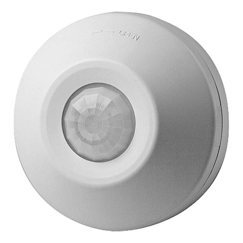 [Australia - AusPower] - Leviton PIR Ceiling Mount Occupancy Sensor, 120-277V, 1000W, 570SF Field-of-View, ODC0S-I1W, White 1 Pack Switching Relay 