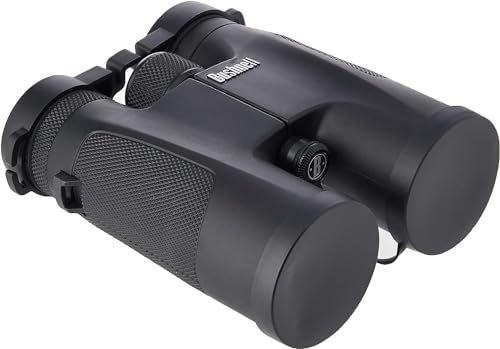 Bushnell PowerView 10x42 Compact Roof Prism Binoculars, Black