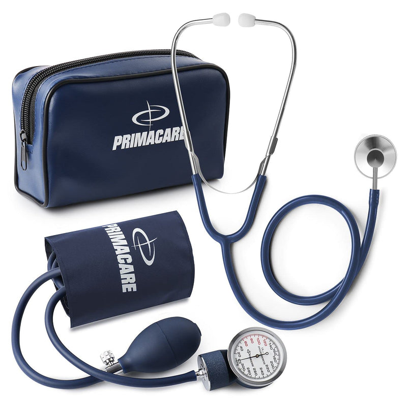 [Australia - AusPower] - Primacare DS-9194 Classic Series Pediatric Blood Pressure Kit, Long Lasting Latex Inflation System with Stethoscope and Leatherette Case 