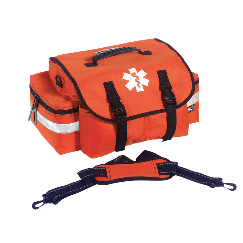 Ergodyne Arsenal 5210 Small Medic First Responder Trauma Duffel Bag with Shoulder Strap, Orange First Responder EMS Jump Bag - Polyester - 15L