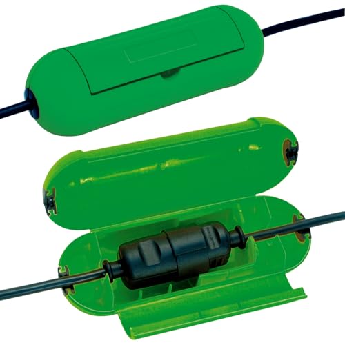 Brennenstuhl Safe-Box - 1160400; Schutz vor ungewolltem Trennen der Steckverbindung, sowie vor Verschmutzung and Beschädigung; too als Schutz for Kleinkinder; for cable up to max. Ø 9 mm 1 Stück